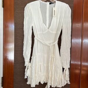 White dress CBR new size small